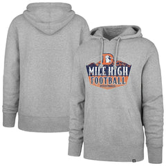 Denver Broncos '47 Headline Pullover Hoodie Gray