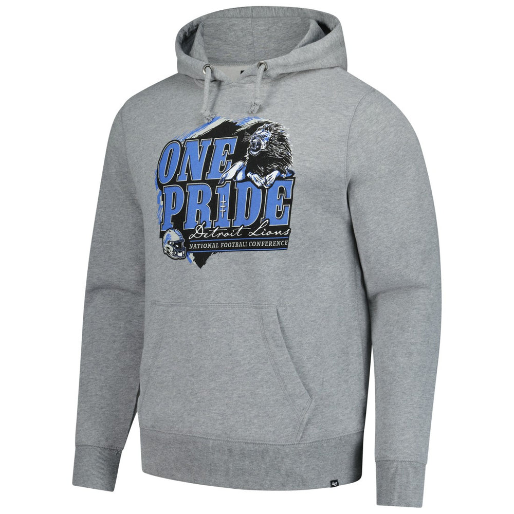 Detroit Lions '47 Regional Headline Pullover Hoodie Gray