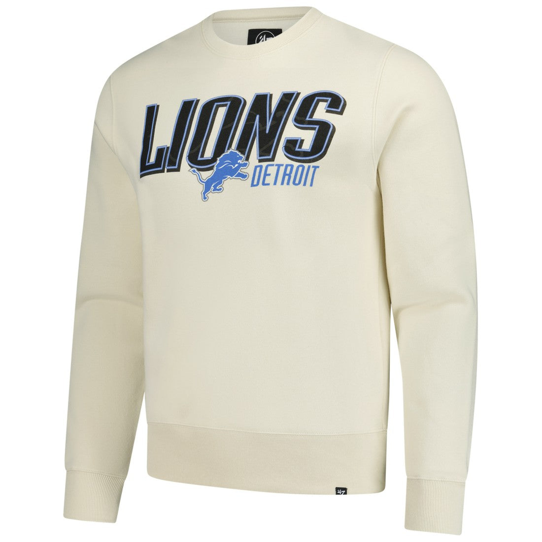 Detroit Lions '47 Locked In Headline Pullover Sweatshirt Cream