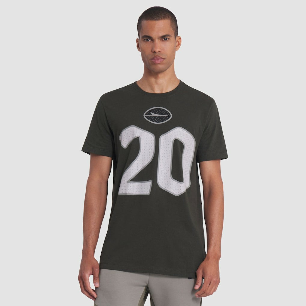 Breece Hall New York Jets 2025 Rivalries Collection Player Name & Number T-Shirt Gotham Green