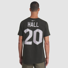 Breece Hall New York Jets 2025 Rivalries Collection Player Name & Number T-Shirt Gotham Green