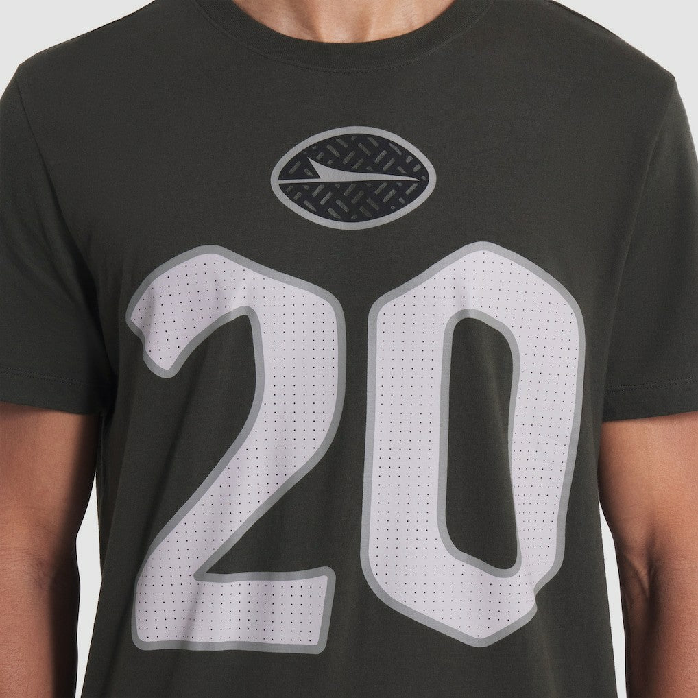 Breece Hall New York Jets 2025 Rivalries Collection Player Name & Number T-Shirt Gotham Green