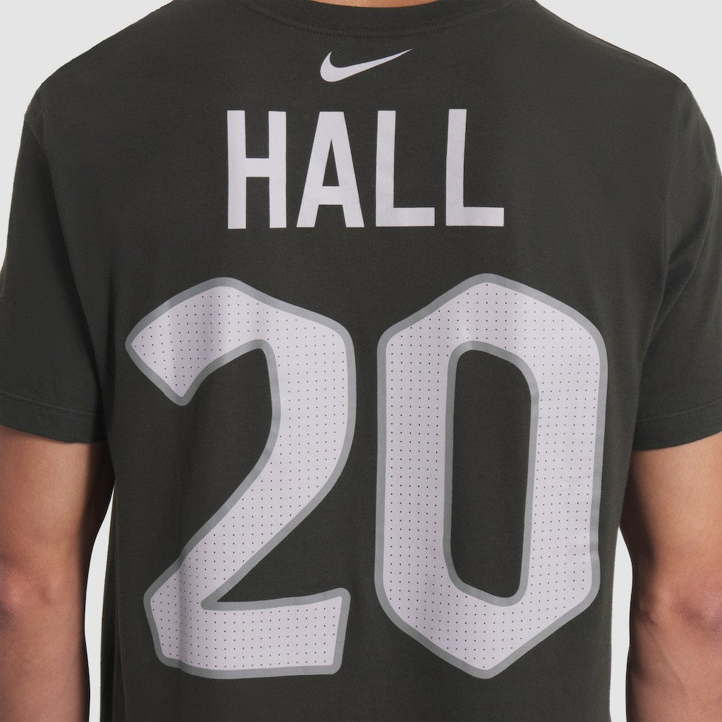 Breece Hall New York Jets 2025 Rivalries Collection Player Name & Number T-Shirt Gotham Green