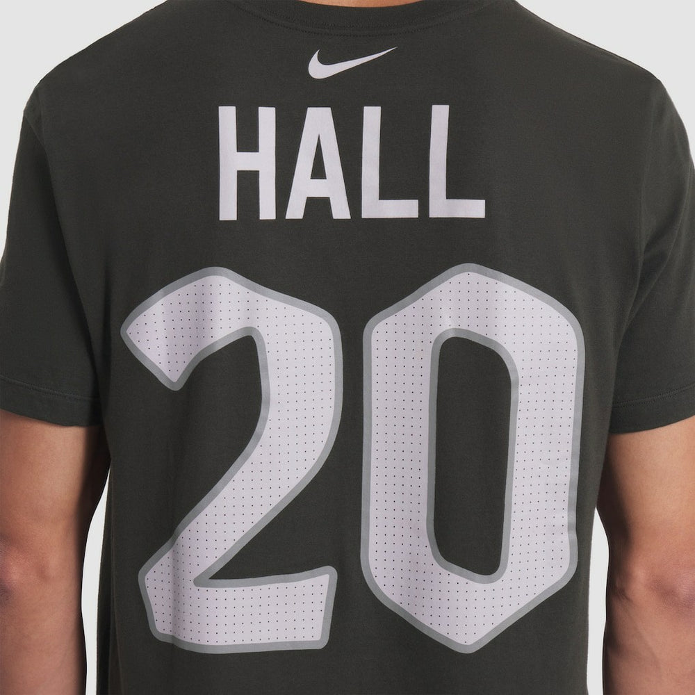 Breece Hall New York Jets 2025 Rivalries Collection Player Name & Number T-Shirt Gotham Green