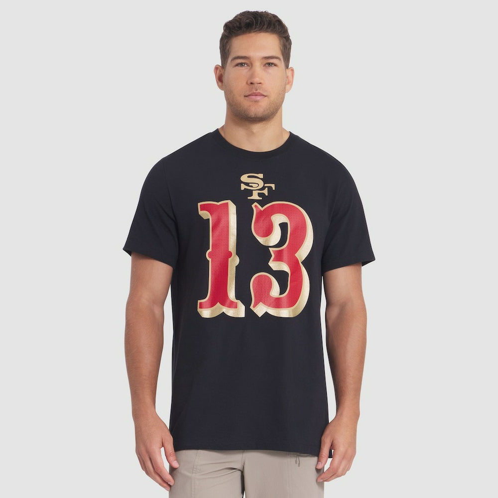 Brock Purdy San Francisco 49ers 2025 Rivalries Collection Player Name & Number T-Shirt Black