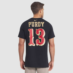 Brock Purdy San Francisco 49ers 2025 Rivalries Collection Player Name & Number T-Shirt Black