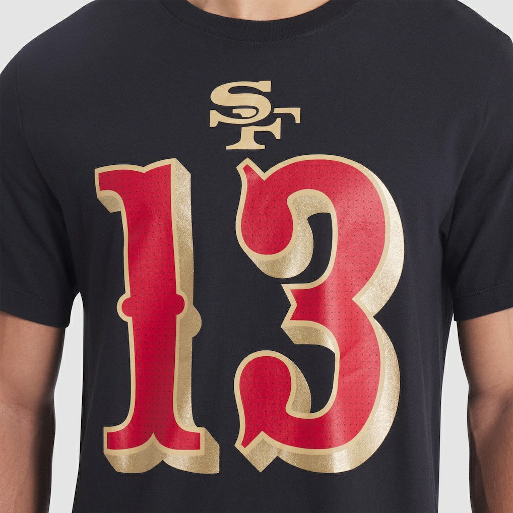 Brock Purdy San Francisco 49ers 2025 Rivalries Collection Player Name & Number T-Shirt Black