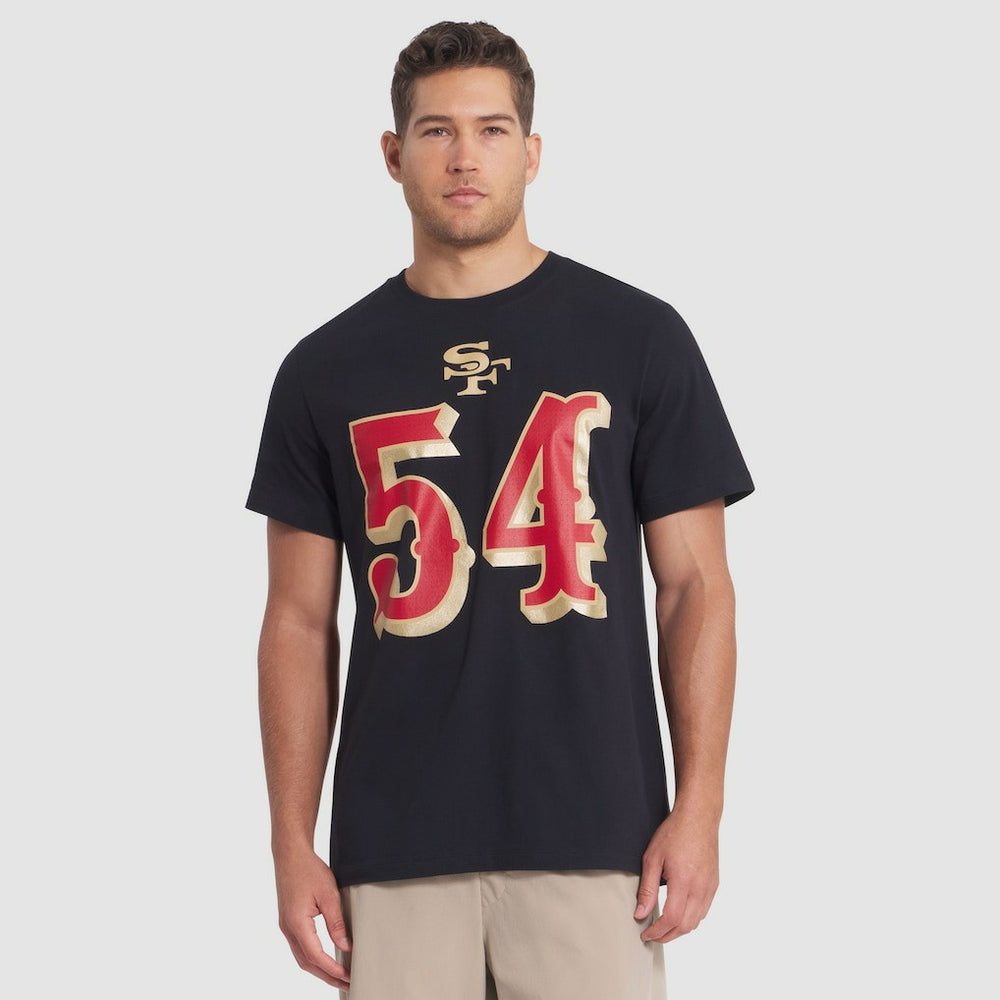 Fred Warner San Francisco 49ers 2025 Rivalries Collection Player Name & Number T-Shirt Black