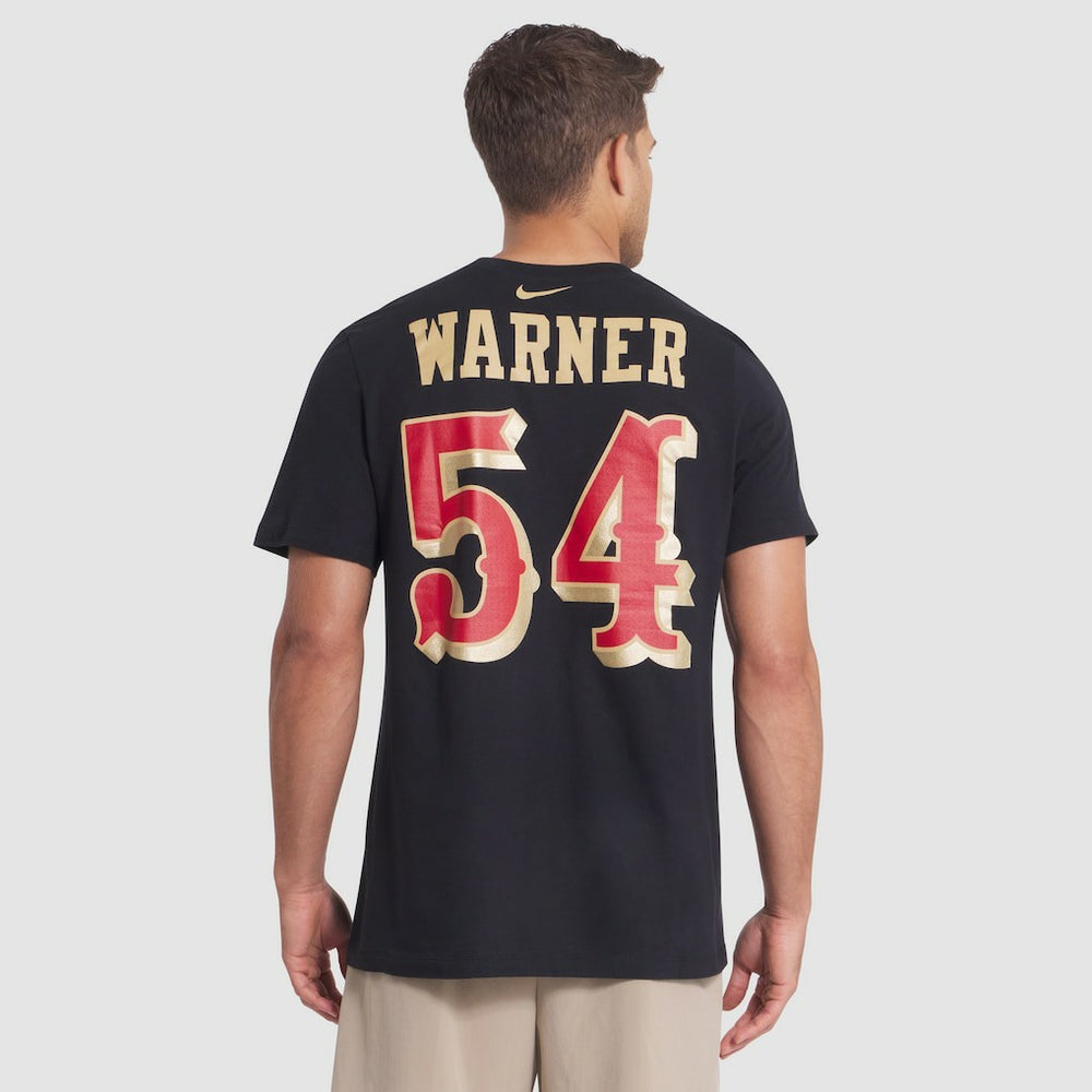 Fred Warner San Francisco 49ers 2025 Rivalries Collection Player Name & Number T-Shirt Black