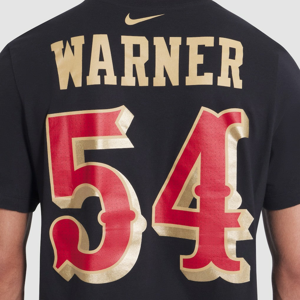 Fred Warner San Francisco 49ers 2025 Rivalries Collection Player Name & Number T-Shirt Black
