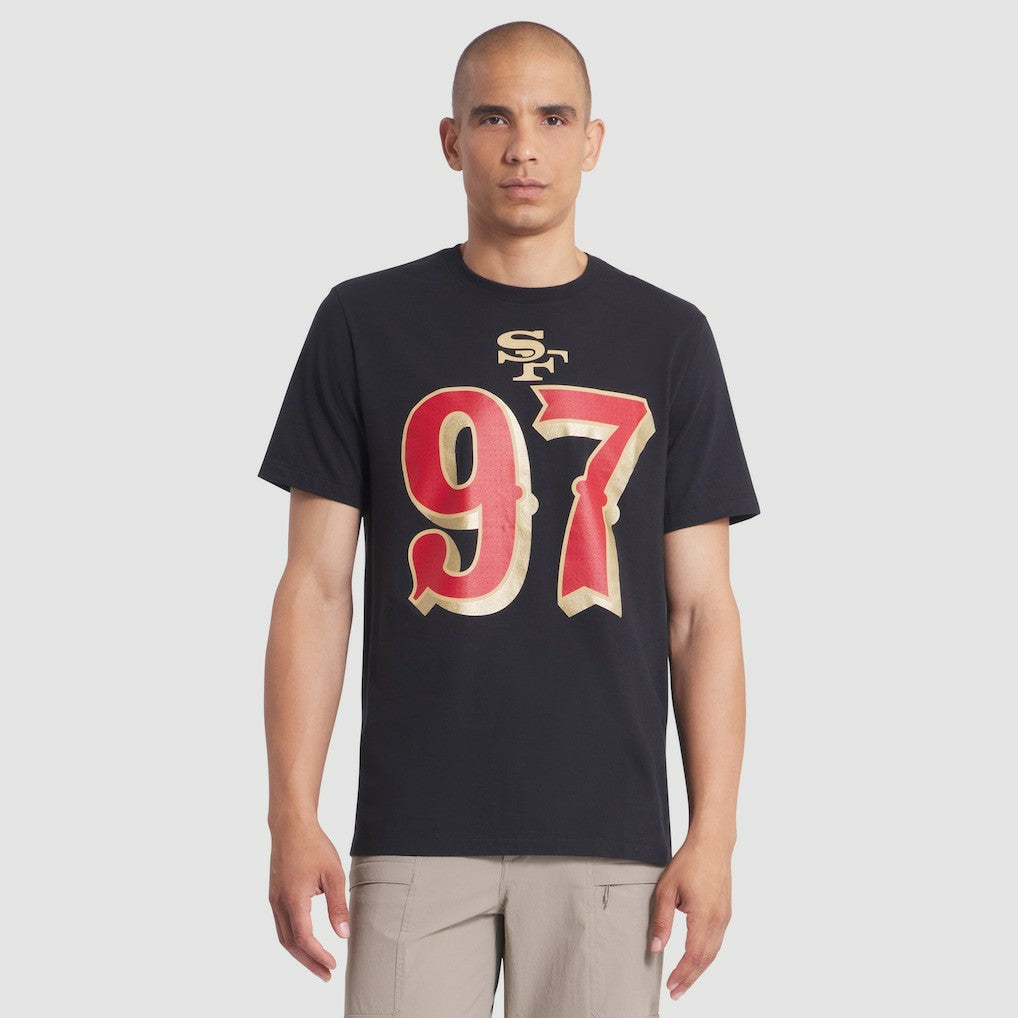 Nick Bosa San Francisco 49ers 2025 Rivalries Collection Player Name & Number T-Shirt Black