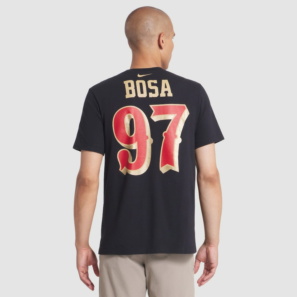 Nick Bosa San Francisco 49ers 2025 Rivalries Collection Player Name & Number T-Shirt Black