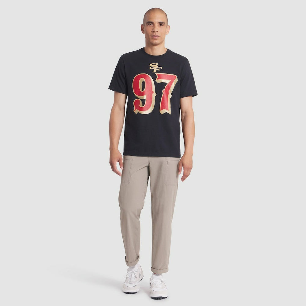 Nick Bosa San Francisco 49ers 2025 Rivalries Collection Player Name & Number T-Shirt Black