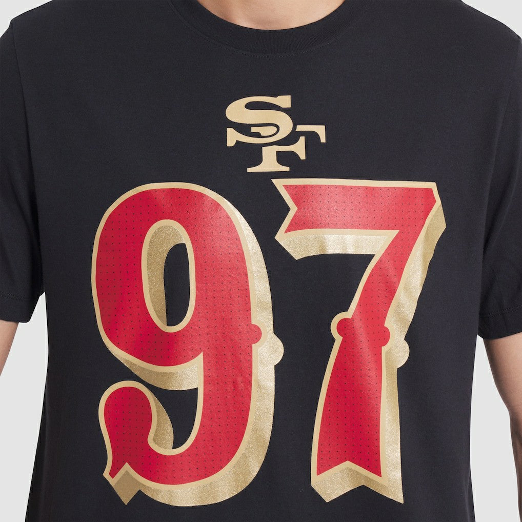 Nick Bosa San Francisco 49ers 2025 Rivalries Collection Player Name & Number T-Shirt Black