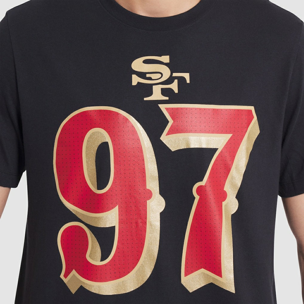 Nick Bosa San Francisco 49ers 2025 Rivalries Collection Player Name & Number T-Shirt Black
