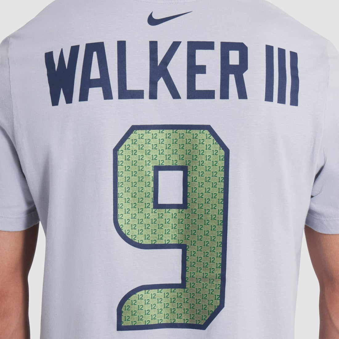 Kenneth Walker III Seattle Seahawks 2025 Rivalries Collection Player Name & Number T-Shirt Wolf Gray