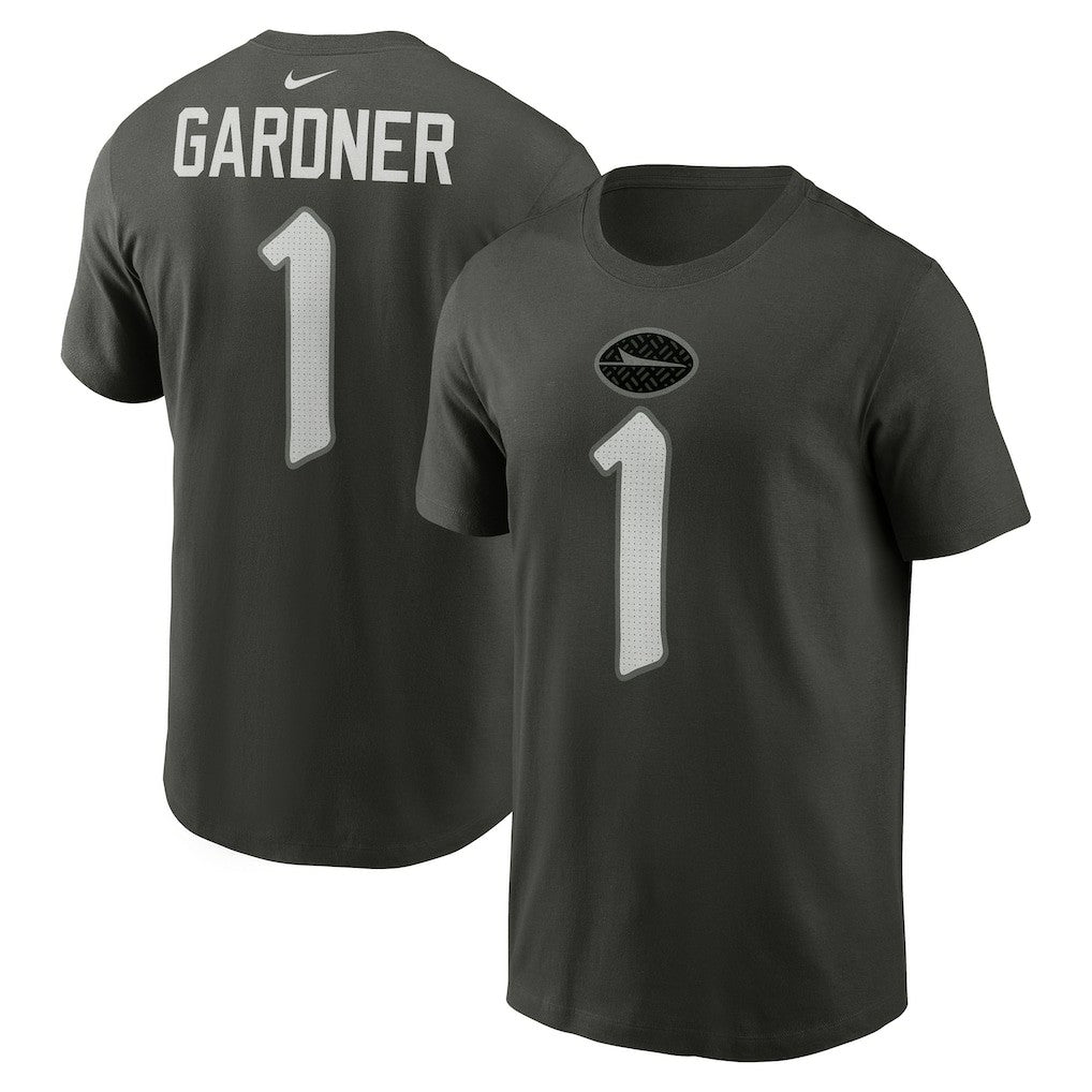 Ahmad Sauce Gardner New York Jets 2025 Rivalries Collection Player Name & Number T-Shirt Gotham Green