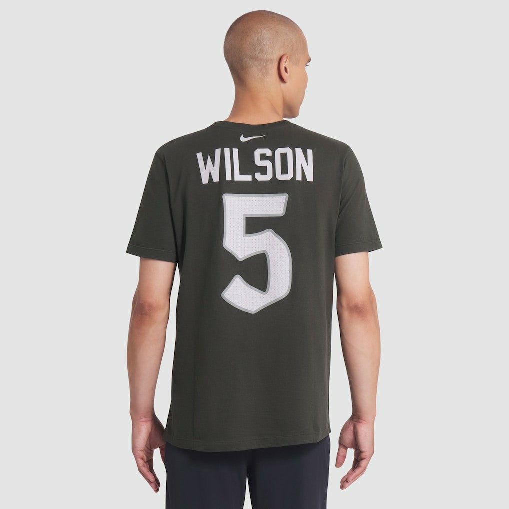 Garrett Wilson New York Jets 2025 Rivalries Collection Player Name & Number T-Shirt Gotham Green