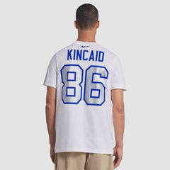 Dalton Kincaid Buffalo Bills 2025 Rivalries Collection Player Name & Number T-Shirt White