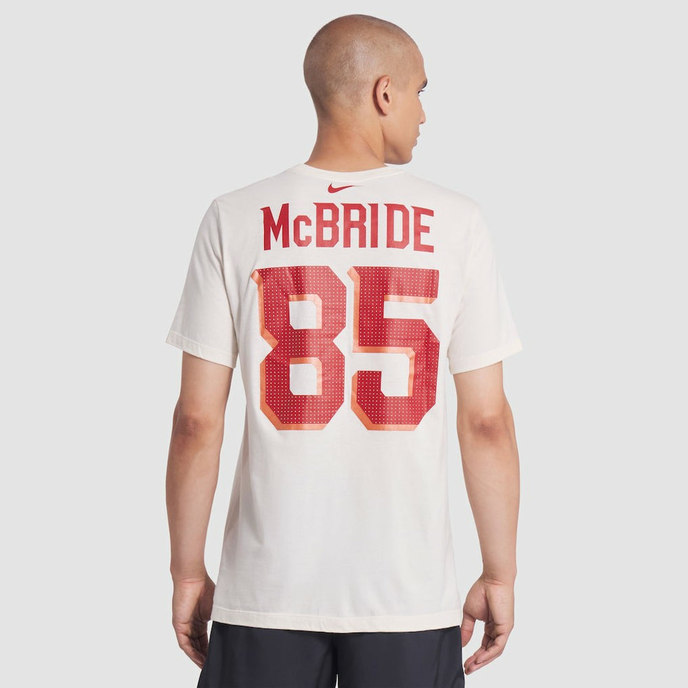 Trey McBride Arizona Cardinals 2025 Rivalries Collection Player Name & Number T-Shirt Natural