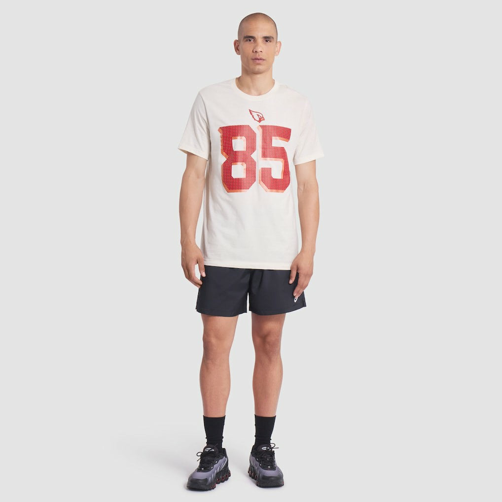 Trey McBride Arizona Cardinals 2025 Rivalries Collection Player Name & Number T-Shirt Natural