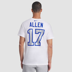 Josh Allen Buffalo Bills 2025 Rivalries Collection Player Name & Number T-Shirt White