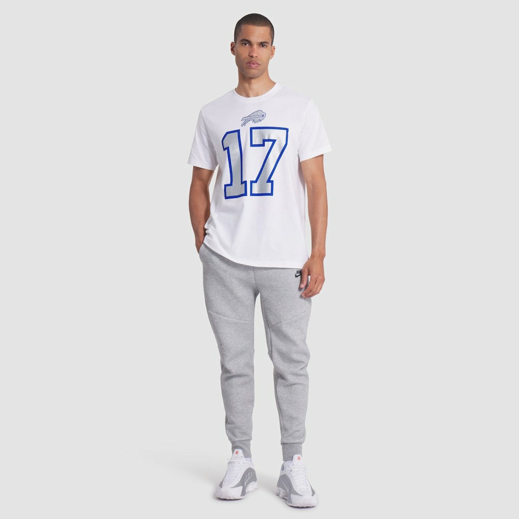 Josh Allen Buffalo Bills 2025 Rivalries Collection Player Name & Number T-Shirt White