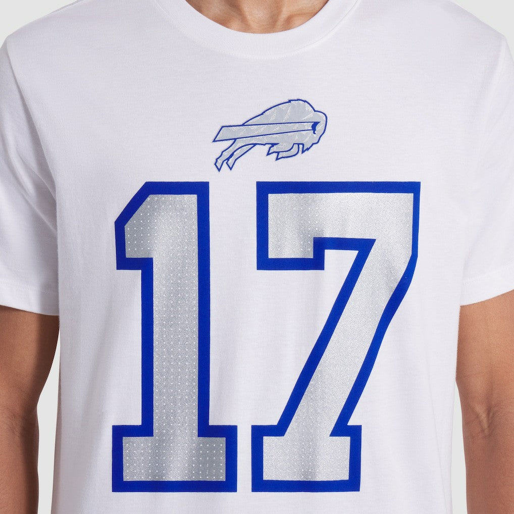 Josh Allen Buffalo Bills 2025 Rivalries Collection Player Name & Number T-Shirt White
