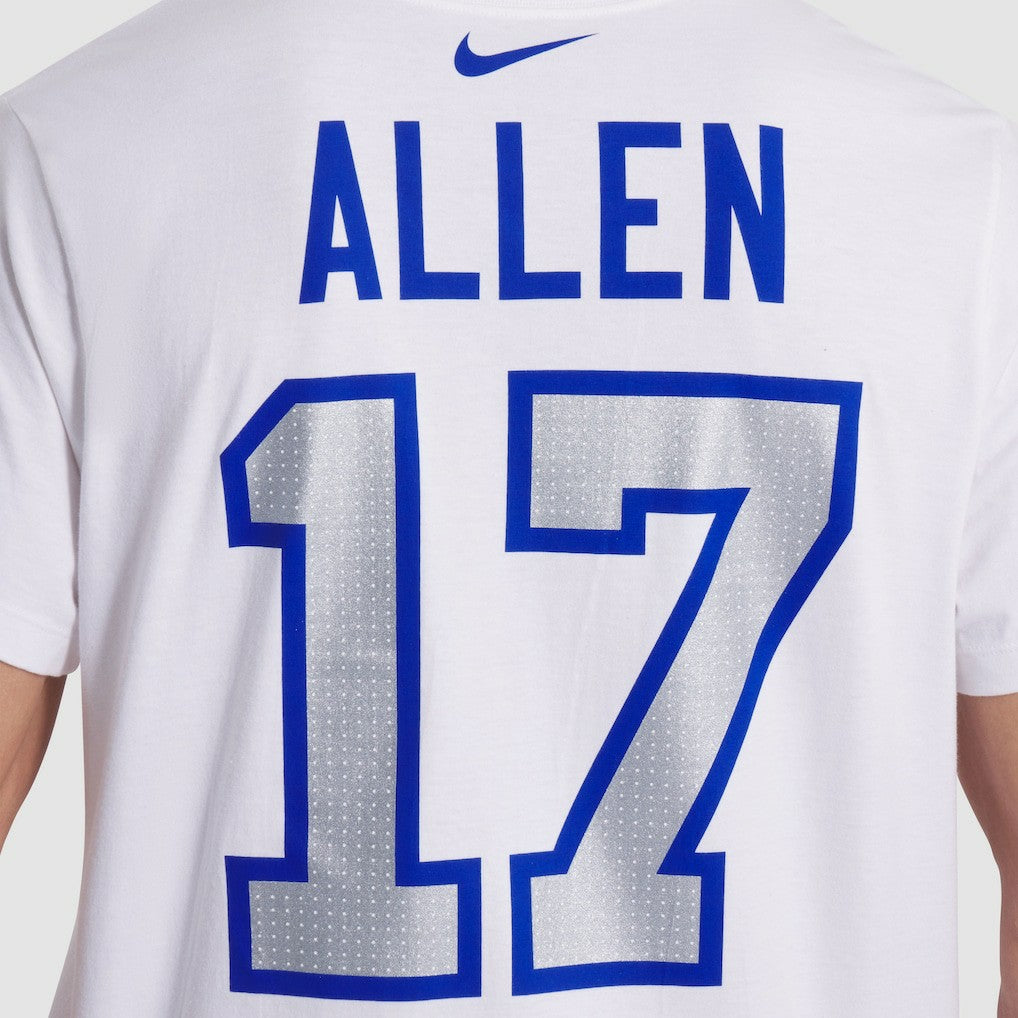 Josh Allen Buffalo Bills 2025 Rivalries Collection Player Name & Number T-Shirt White