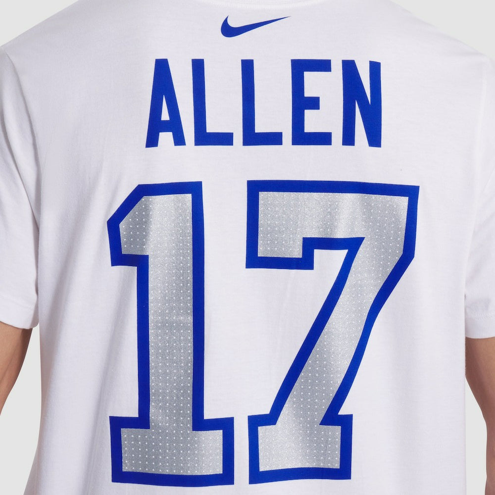 Josh Allen Buffalo Bills 2025 Rivalries Collection Player Name & Number T-Shirt White
