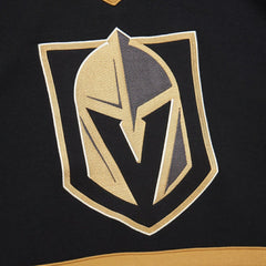 NHL Vegas Golden Knights Mitchell & Ness Women's Heritage Lace-Up Pullover Sweatshirt - Black