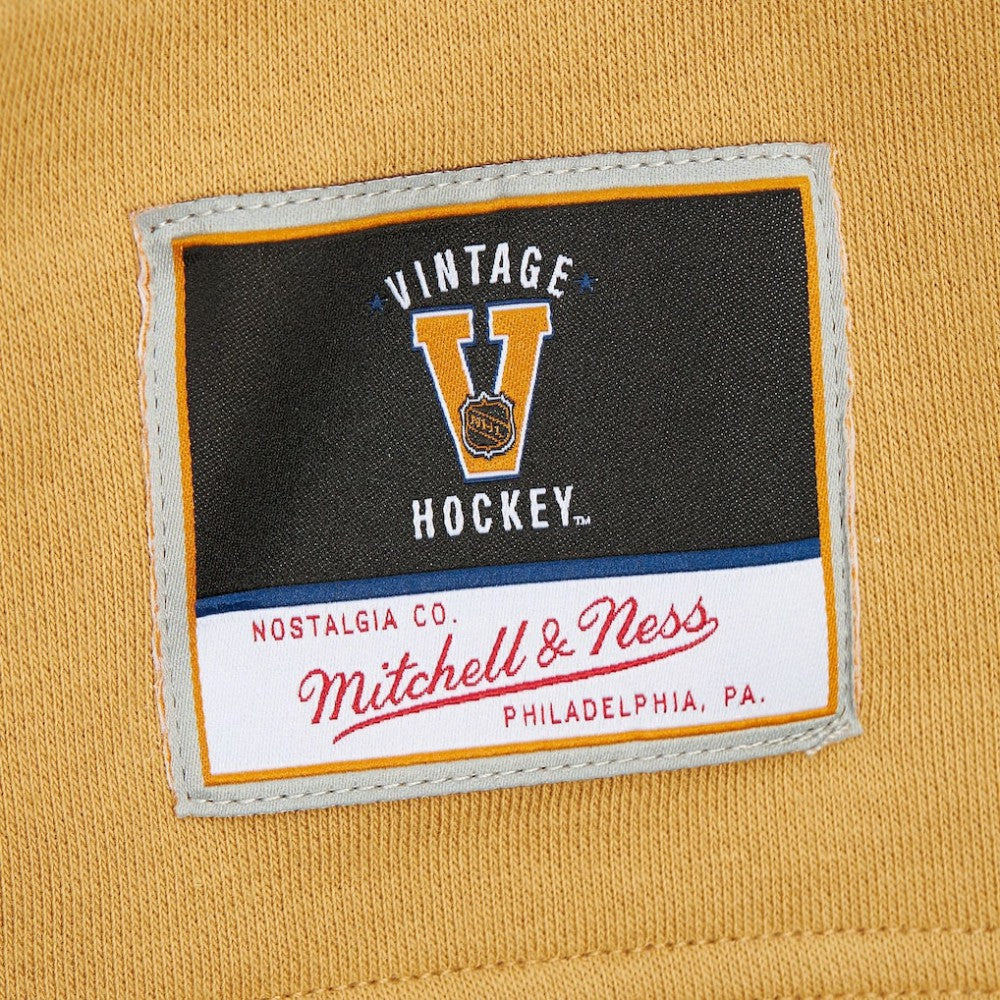 NHL Vegas Golden Knights Mitchell & Ness Women's Heritage Lace-Up Pullover Sweatshirt - Black