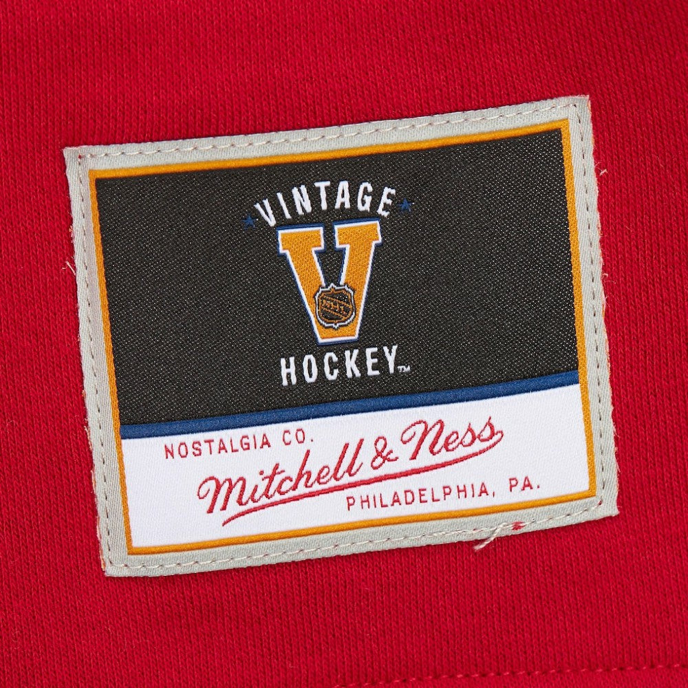 NHL New York Rangers Mitchell & Ness Women's Heritage Lace-Up Pullover Sweatshirt - Blue