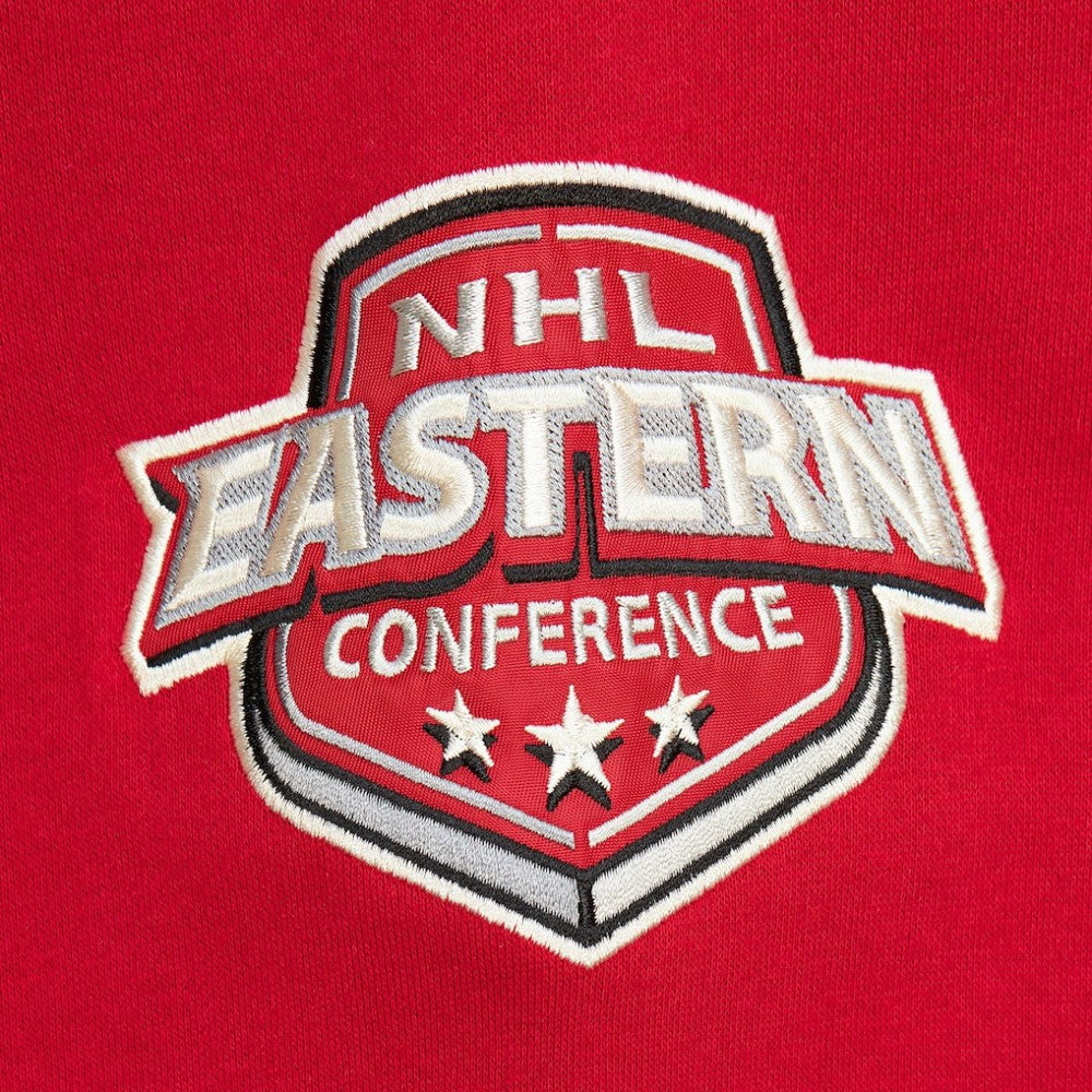 NHL Detroit Red Wings Mitchell & Ness Women's Heritage Lace-Up Pullover Sweatshirt - Red