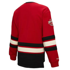 NHL New Jersey Devils Mitchell & Ness Women's Heritage Lace-Up Pullover Sweatshirt - Red