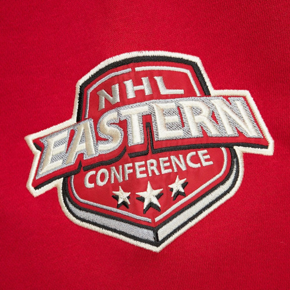 NHL New Jersey Devils Mitchell & Ness Women's Heritage Lace-Up Pullover Sweatshirt - Red