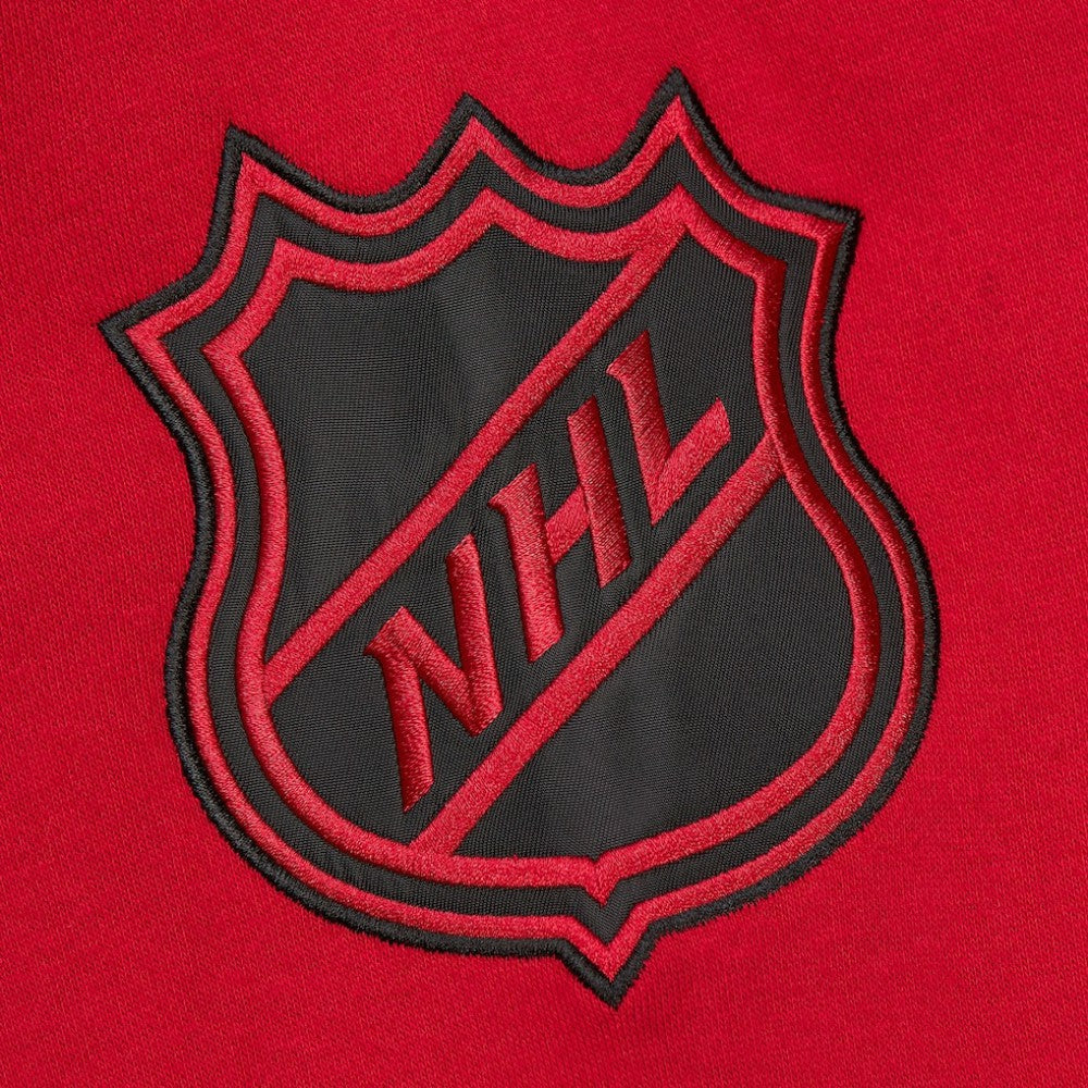 NHL New Jersey Devils Mitchell & Ness Women's Heritage Lace-Up Pullover Sweatshirt - Red