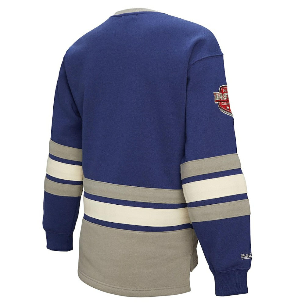 NHL Tampa Bay Lightning Mitchell & Ness Women's Heritage Lace-Up Pullover Sweatshirt - Blue