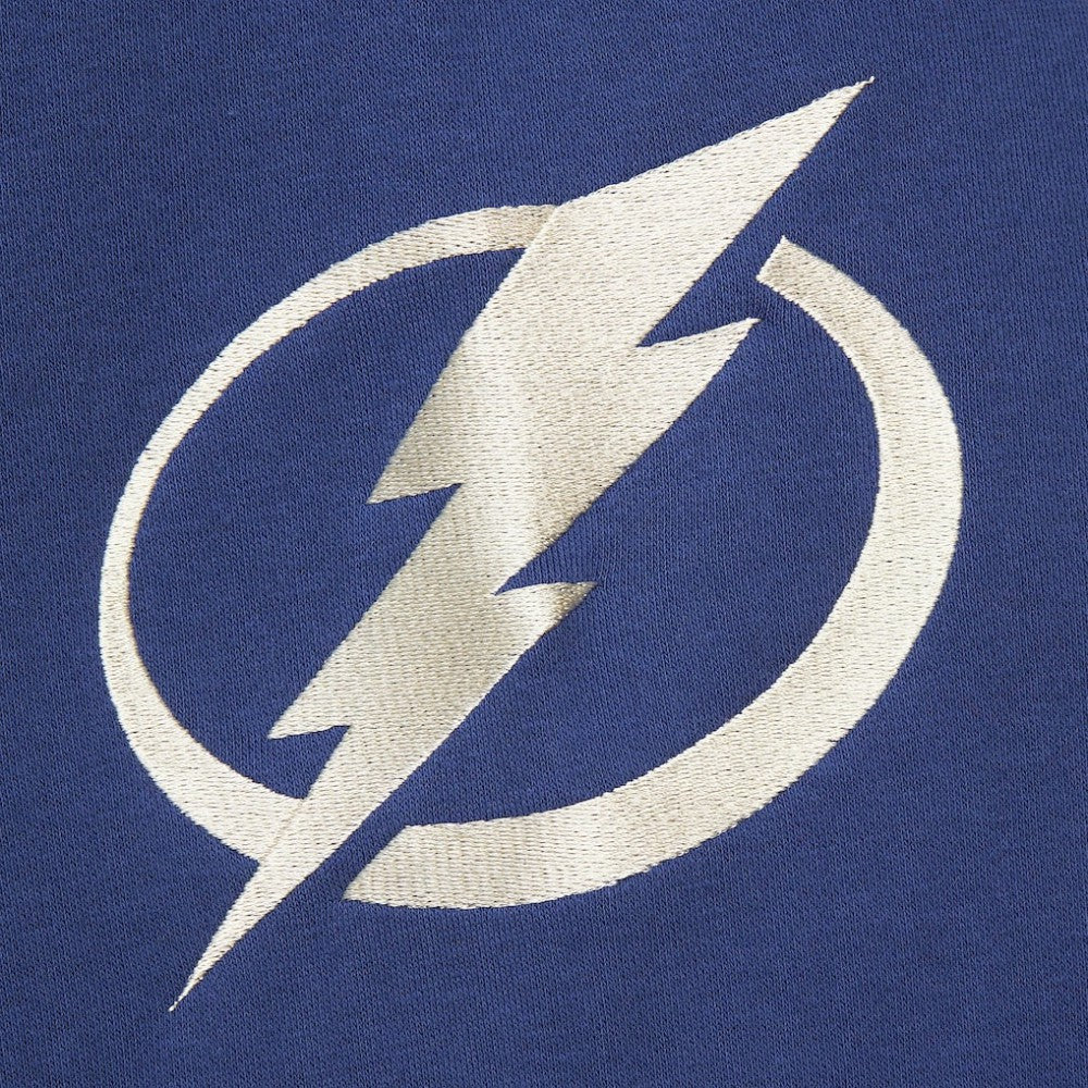 NHL Tampa Bay Lightning Mitchell & Ness Women's Heritage Lace-Up Pullover Sweatshirt - Blue