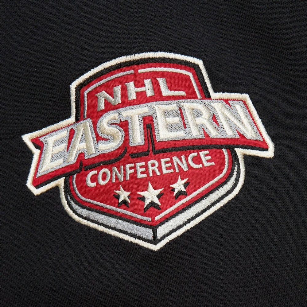NHL Philadelphia Flyers Mitchell & Ness Women's Heritage Lace-Up Pullover Sweatshirt - Black