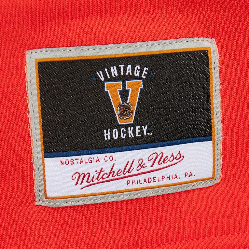 NHL Philadelphia Flyers Mitchell & Ness Women's Heritage Lace-Up Pullover Sweatshirt - Black