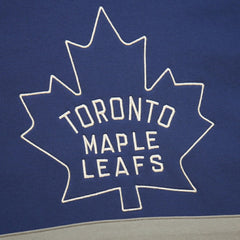 NHL Toronto Maple Leafs Mitchell & Ness Women's Heritage Lace-Up Pullover Sweatshirt - Blue