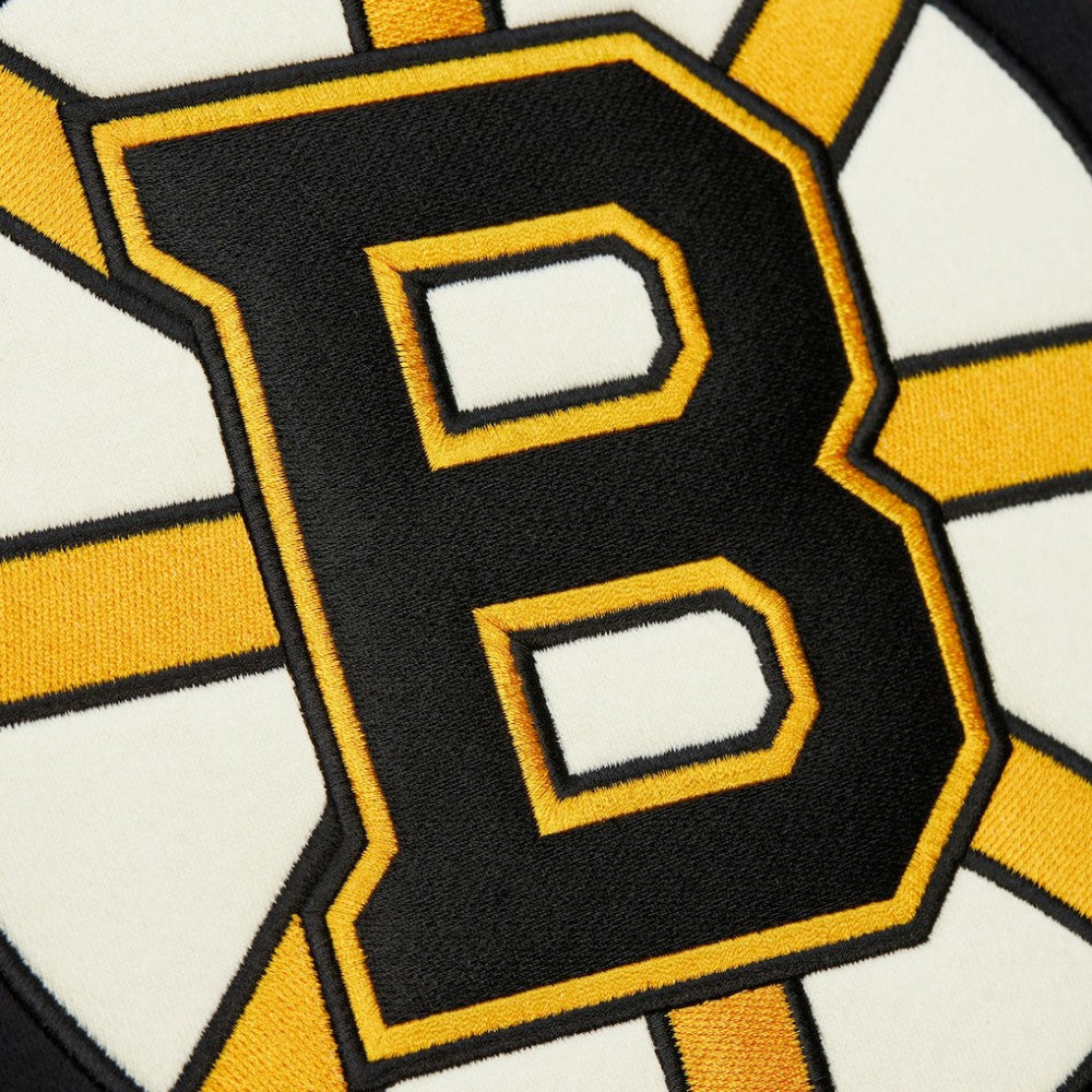 NHL Boston Bruins Heritage Lace-Up Pullover Sweatshirt - Black