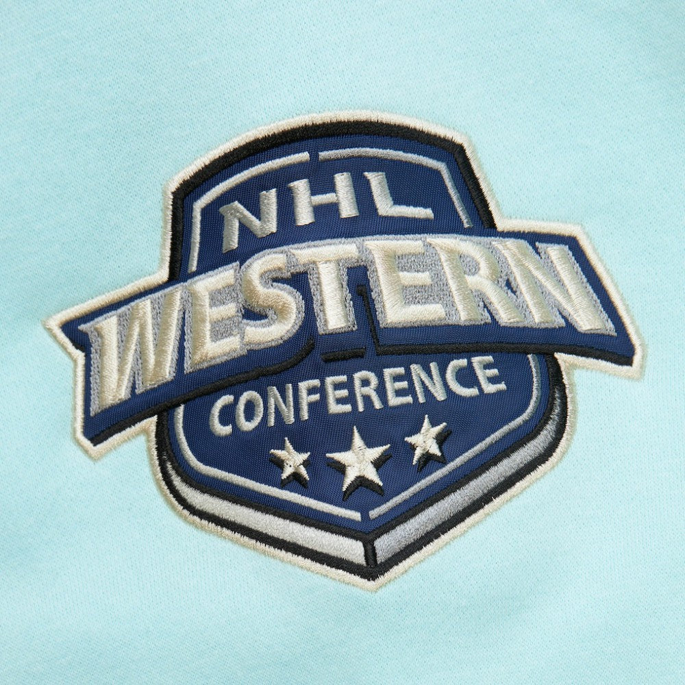 NHL Seattle Kraken Heritage Lace-Up Pullover Sweatshirt - Light Blue