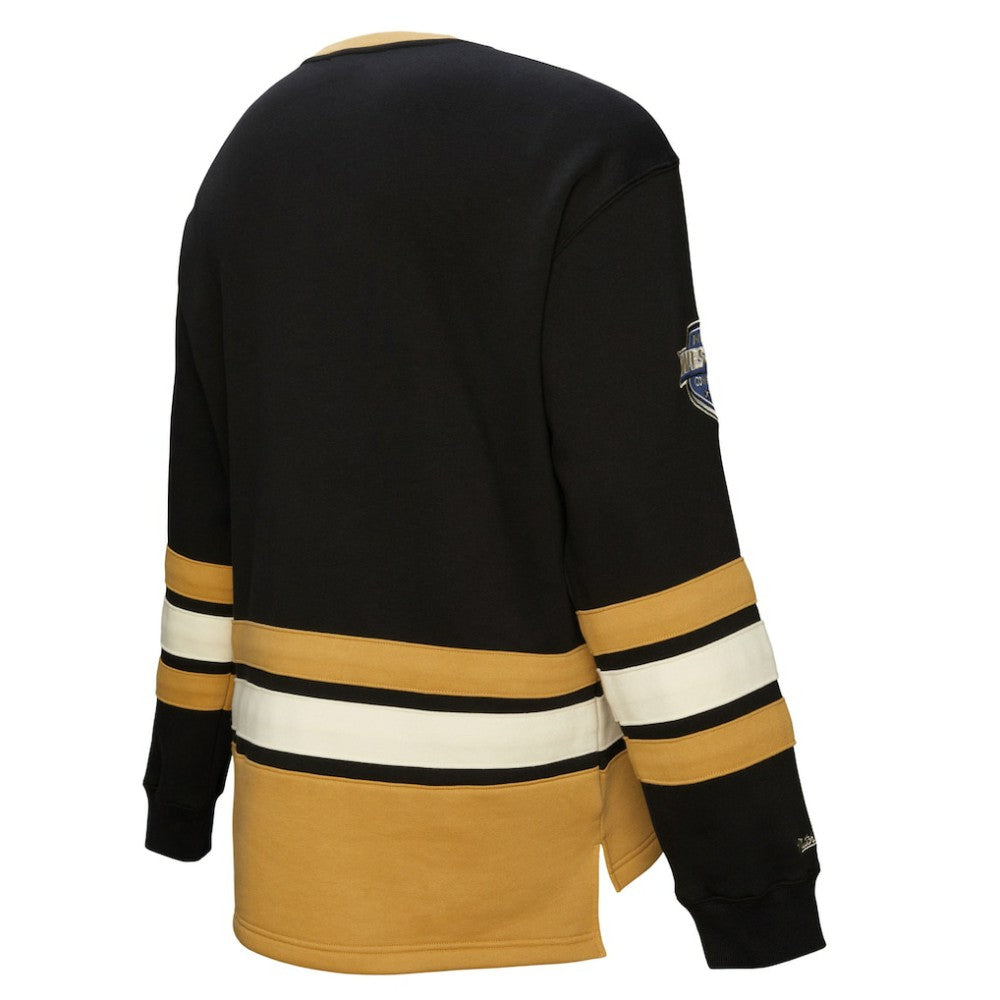 NHL Vegas Golden Knights Heritage Lace-Up Pullover Sweatshirt - Black
