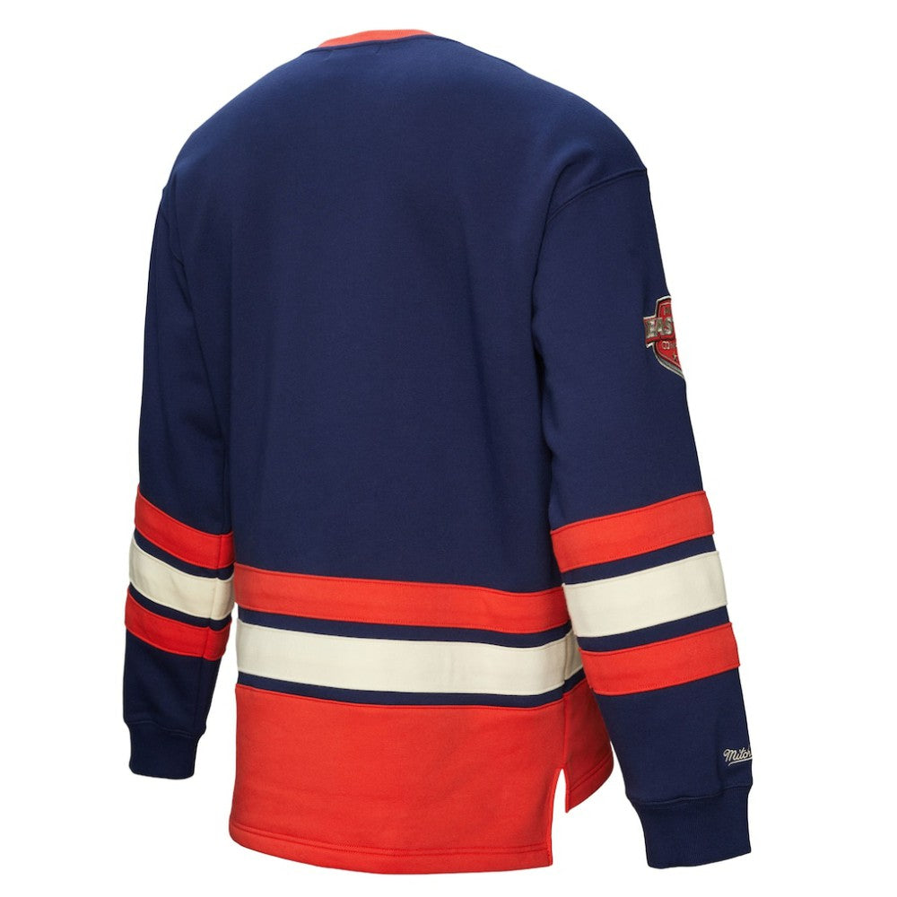 NHL Washington Capitals Heritage Lace-Up Pullover Sweatshirt - Navy