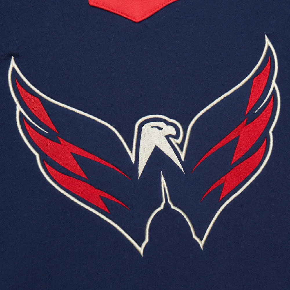 NHL Washington Capitals Heritage Lace-Up Pullover Sweatshirt - Navy