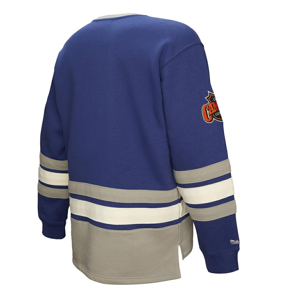 NHL Toronto Maple Leafs Heritage Lace-Up Pullover Sweatshirt - Blue