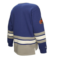 NHL Toronto Maple Leafs Heritage Lace-Up Pullover Sweatshirt - Blue