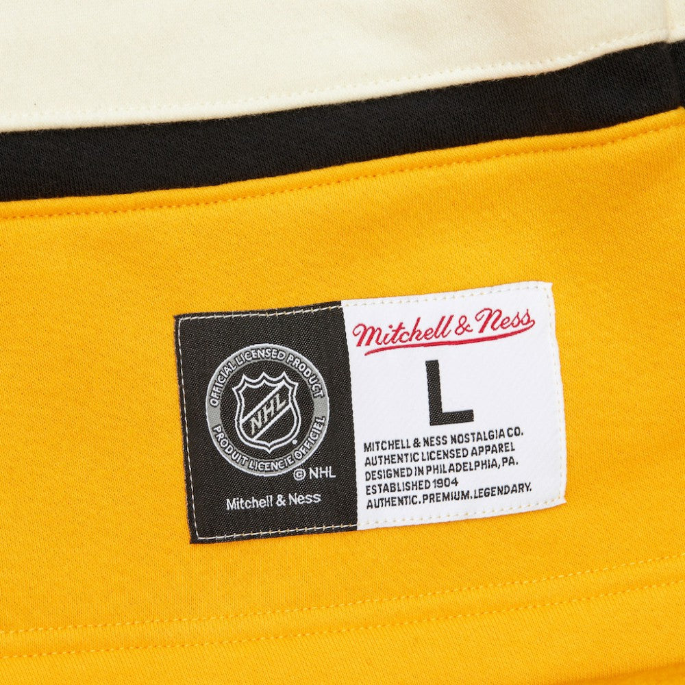 NHL Pittsburgh Penguins Heritage Lace-Up Pullover Sweatshirt - Black